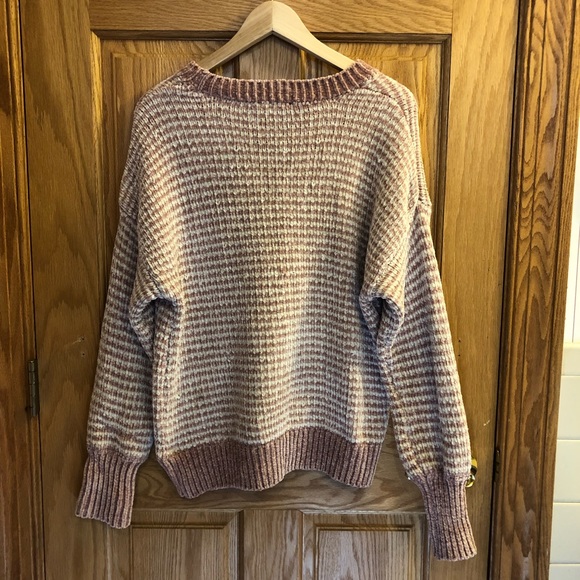 Striped chenille sweater - Picture 2 of 5